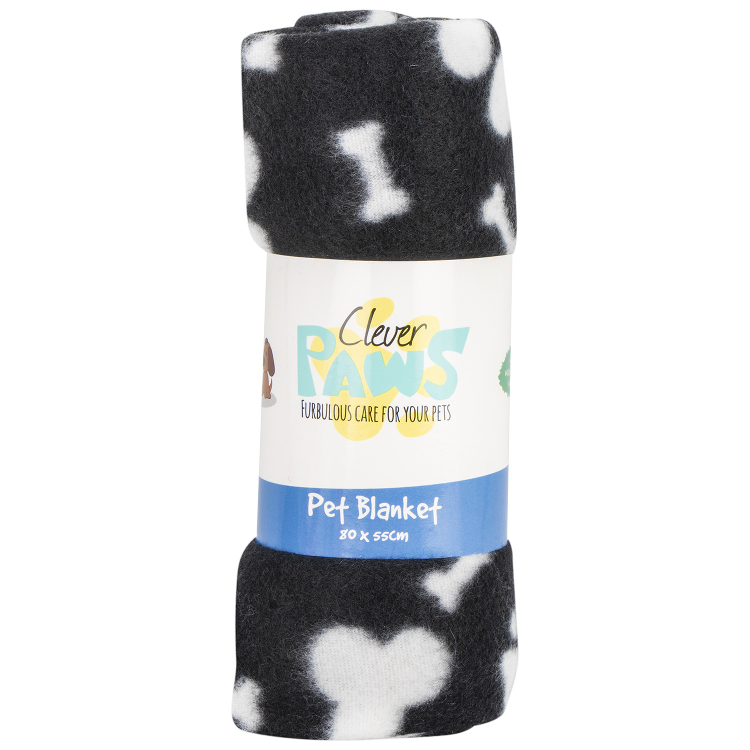 Clever Paws Printed Pet Blanket - 80cm Image 1