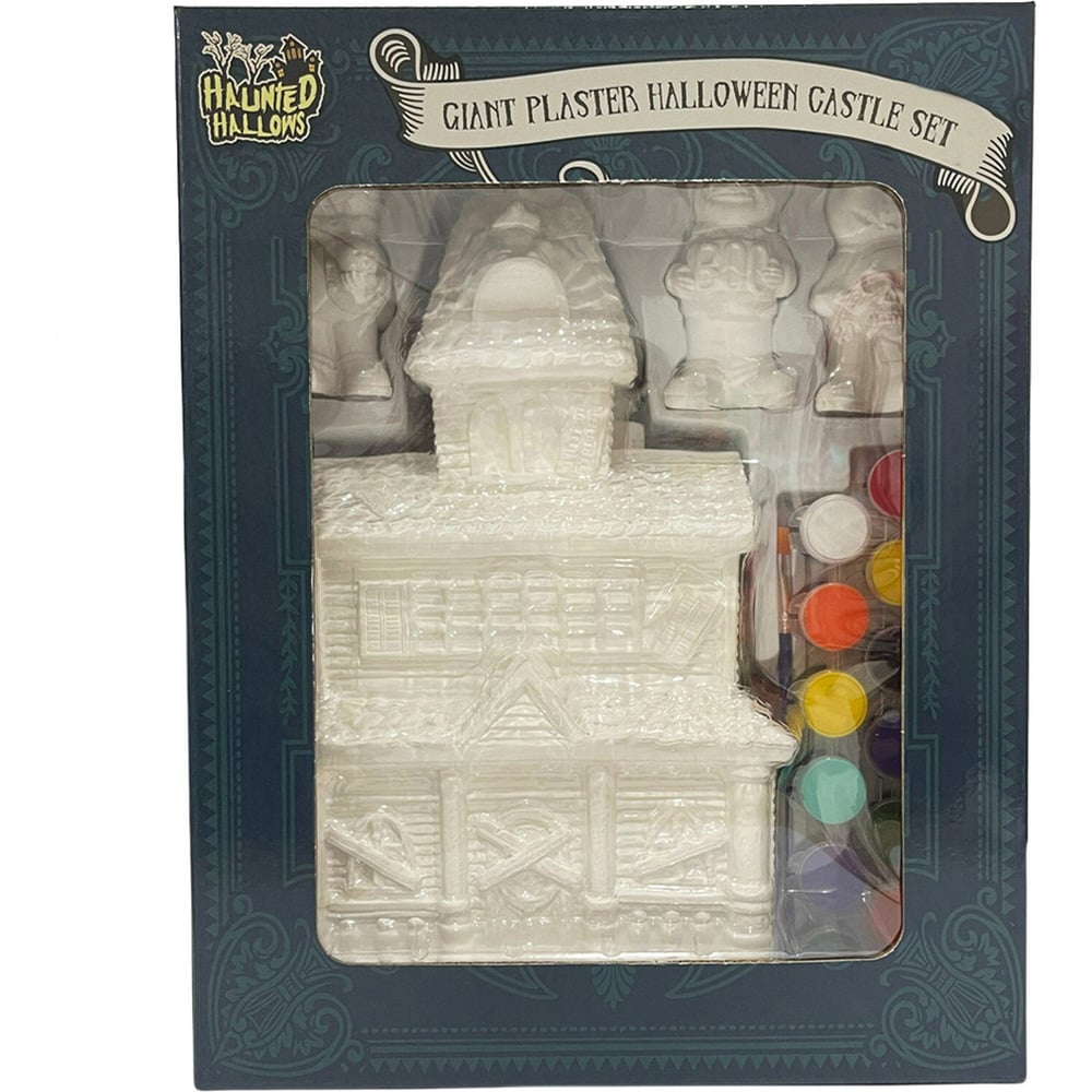 Giant Ceramic Halloween Castle Set White Image 1