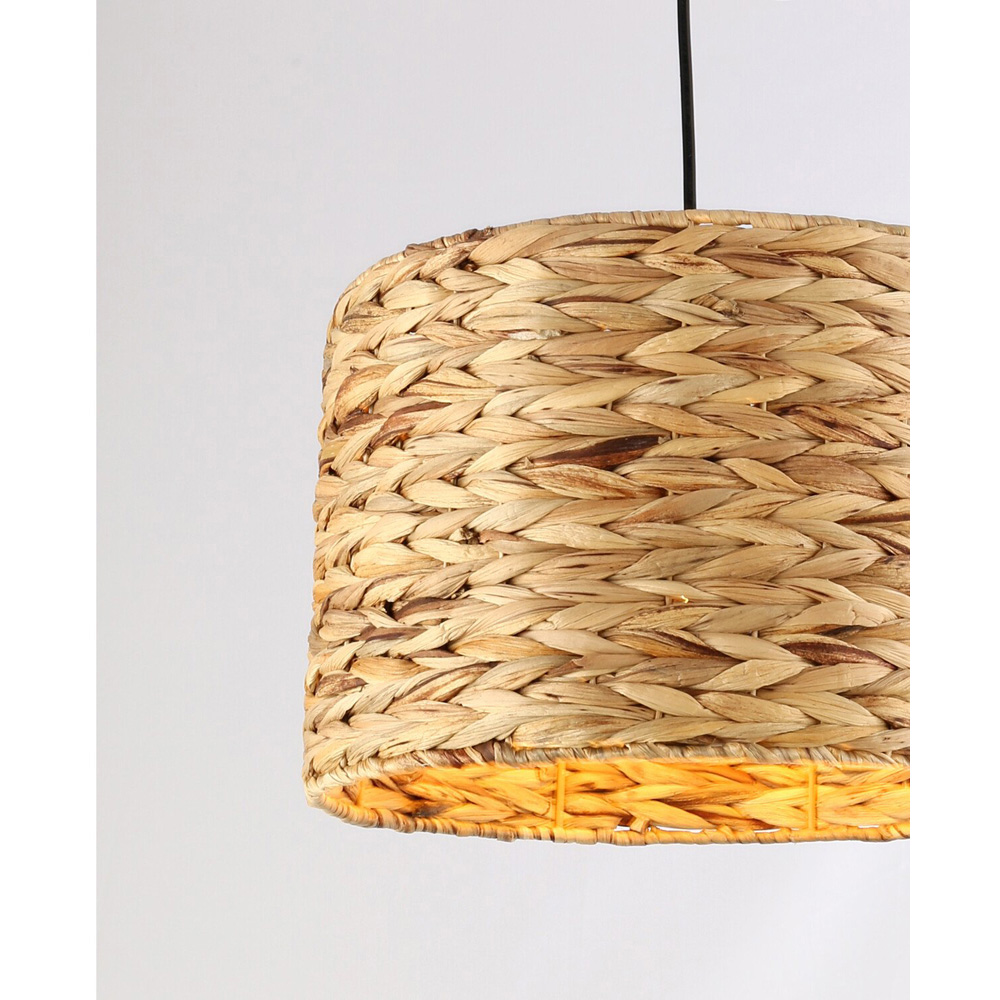 Natural Effect Weave Pendant Natural Image 5