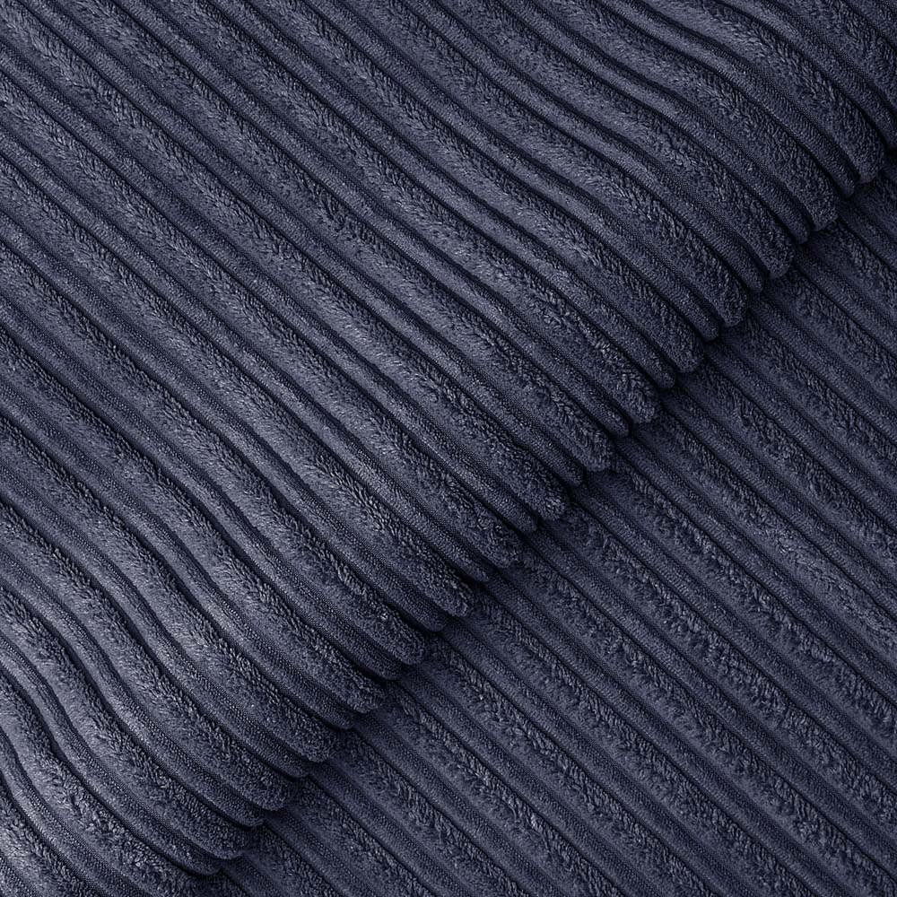 Luxor Single Seater Navy Blue Jumbo Cord Armchair Image 5