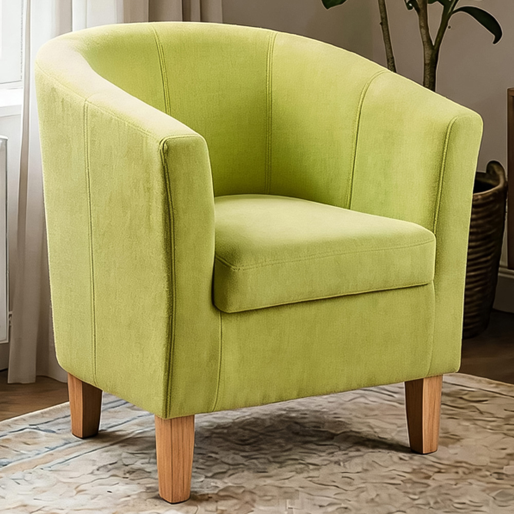 Home Source Bedford Green Padded Tub Chair Image 1