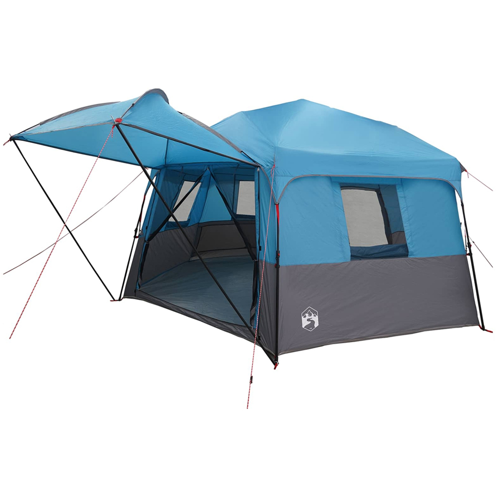 vidaXL 12 Person Instant Camping Shelter Blue Image 4