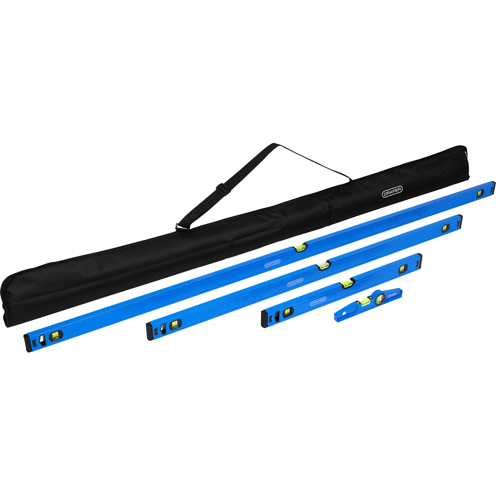 Draper 4 Piece Box and Torpedo Spirit Level Set Image 1