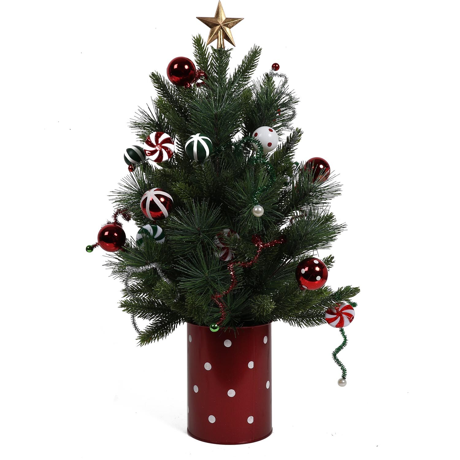 Novelty Potted Tree - Green Image 1