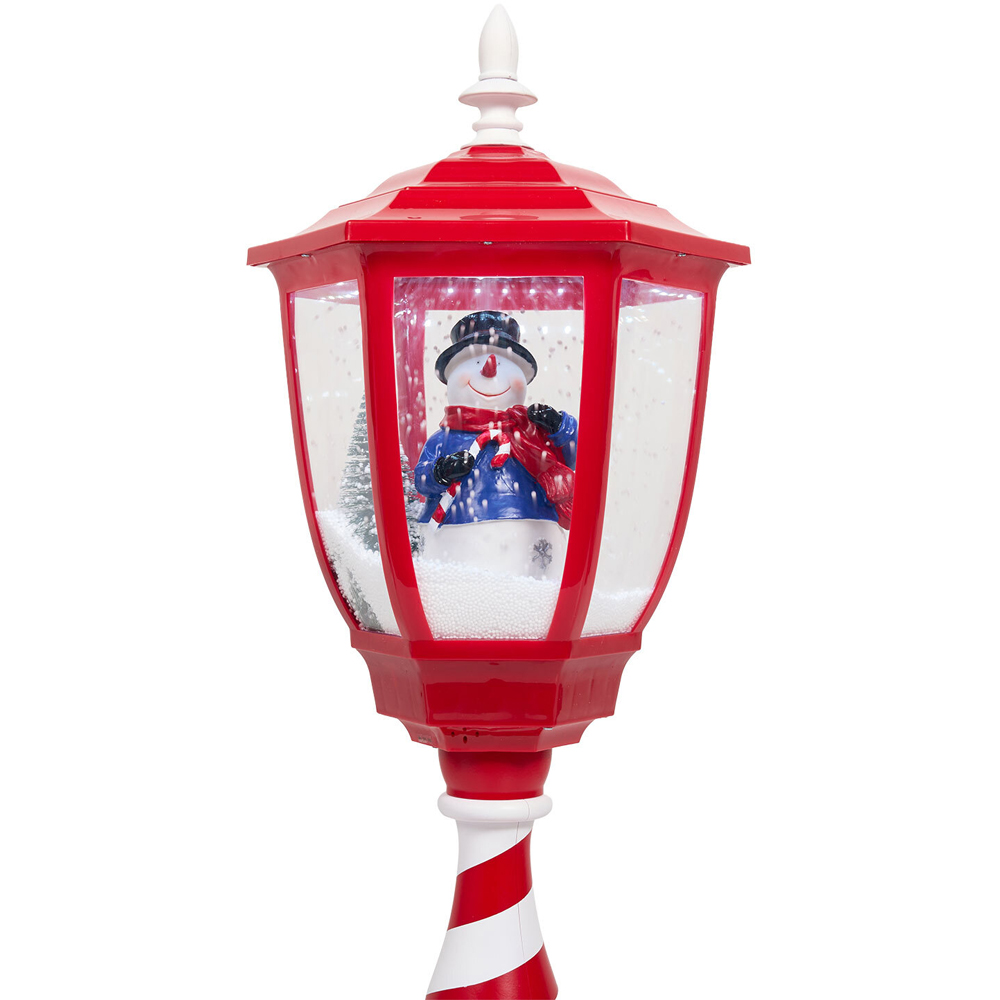 Red and White Table Lantern Image 4