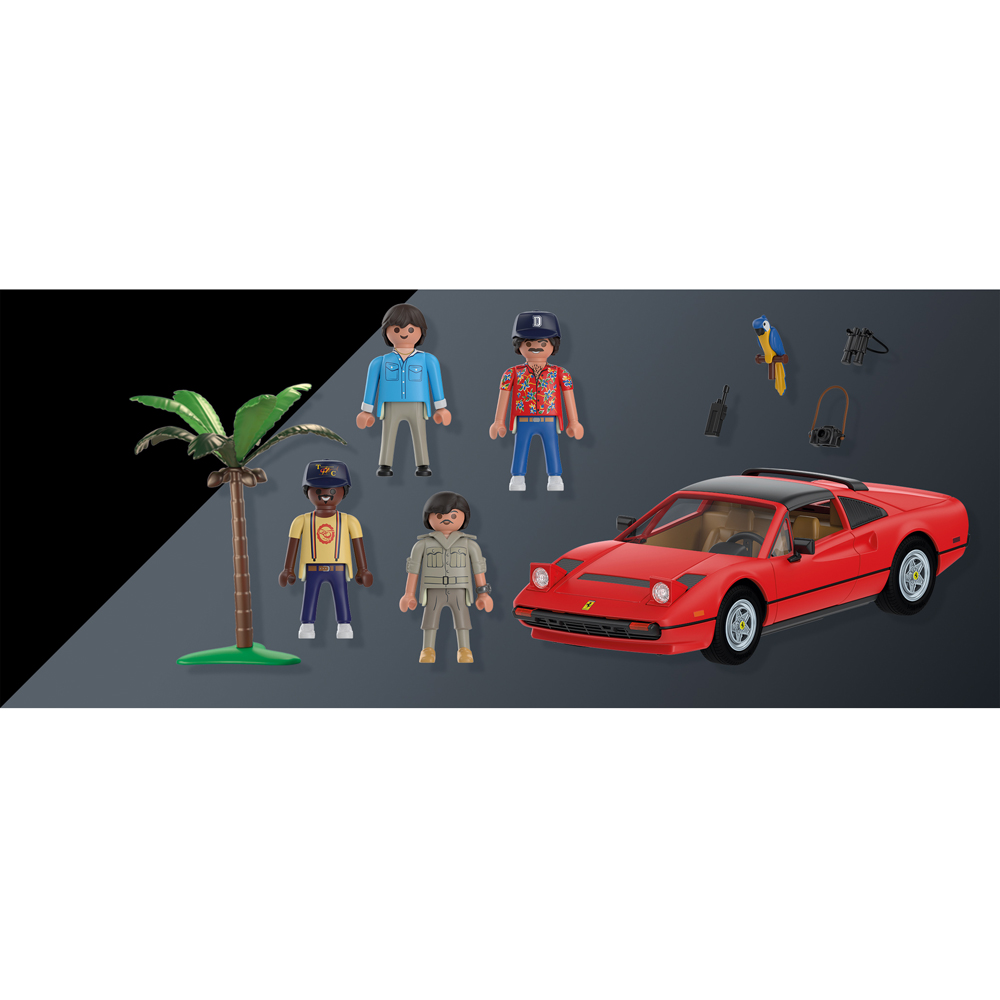 Playmobil Magnum P.I. Ferrari 308 GTS Quattrovalvole Playset 48 Piece Image 9