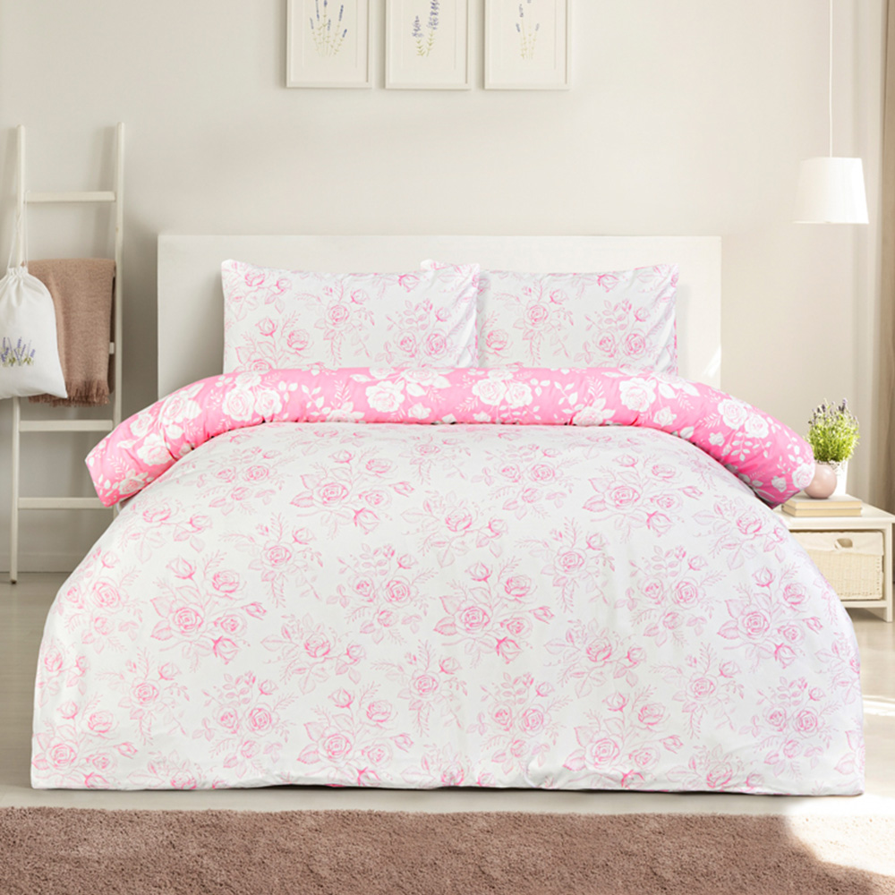 Smart Living King Size Floral Toile Duvet Set Image 1