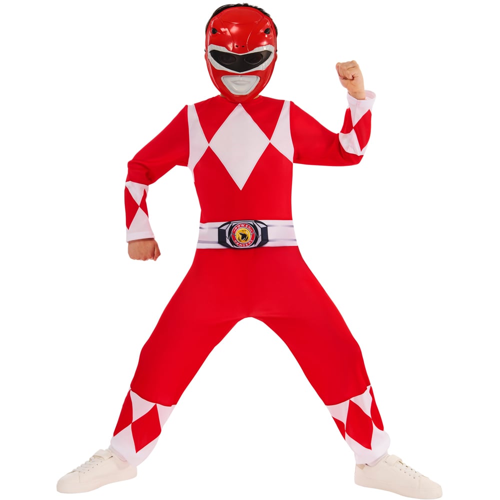 Power Rangers Mighty Morphin Red Ranger Costume Age 5 to 6 Years Image 1