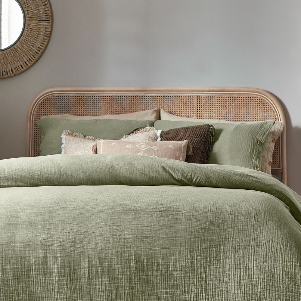 Yard Lark Super King Eucalyptus Muslin Cotton Duvet Set Image 3