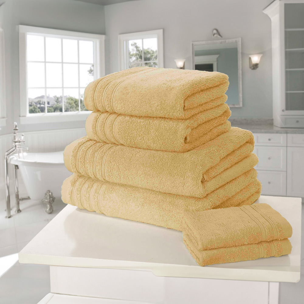 Rapport Home So Soft Ochre Cotton Bath Towel Image 2