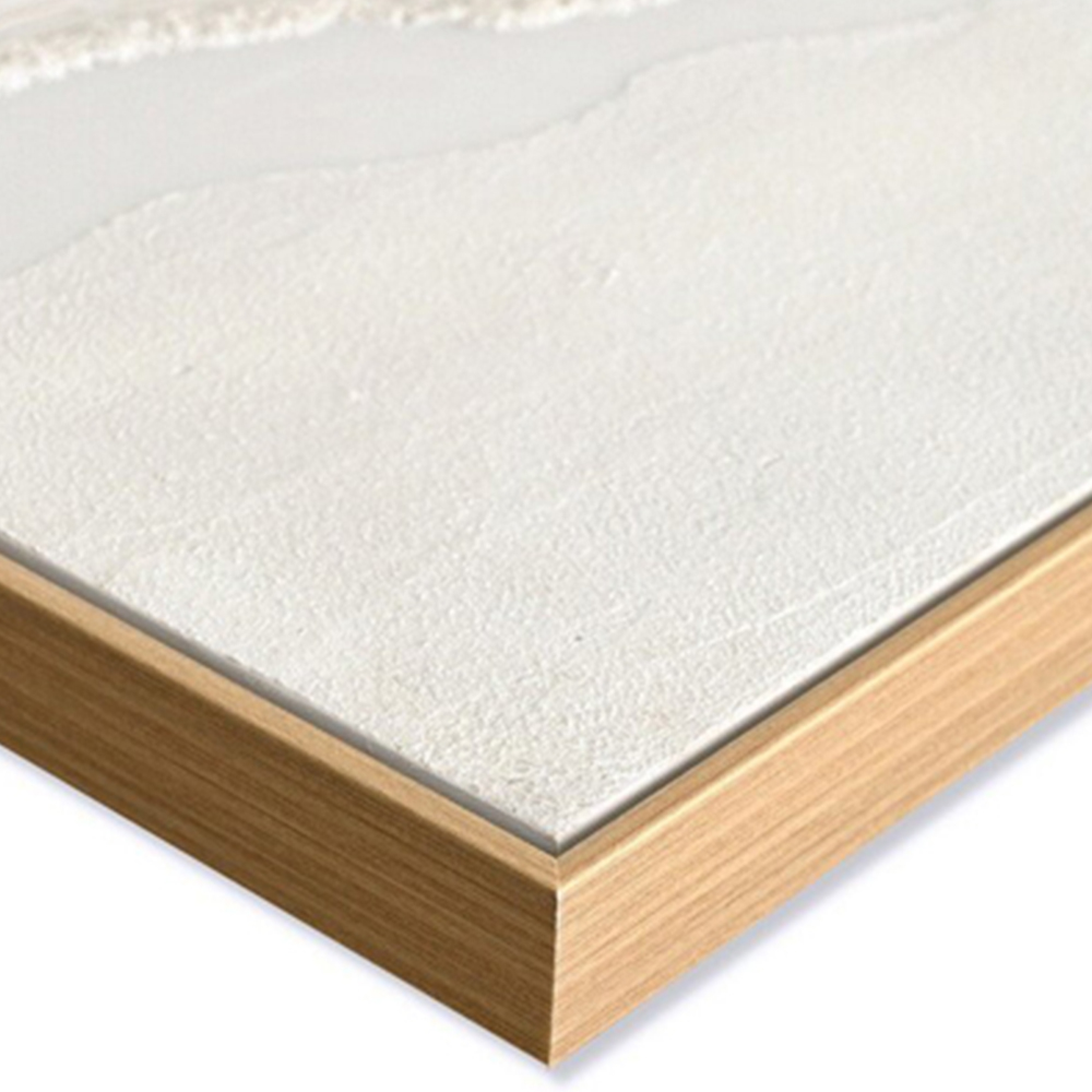 Textured White Abstract Framed Canvas Image 6