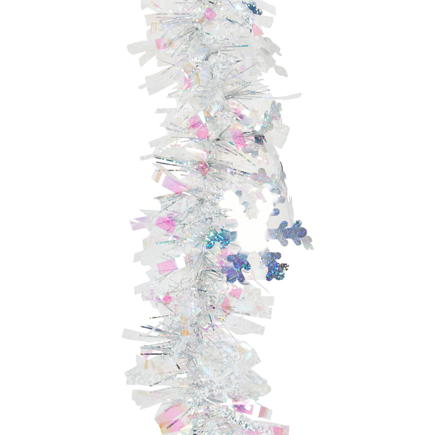 Snowflake Tinsel 2M Image 3