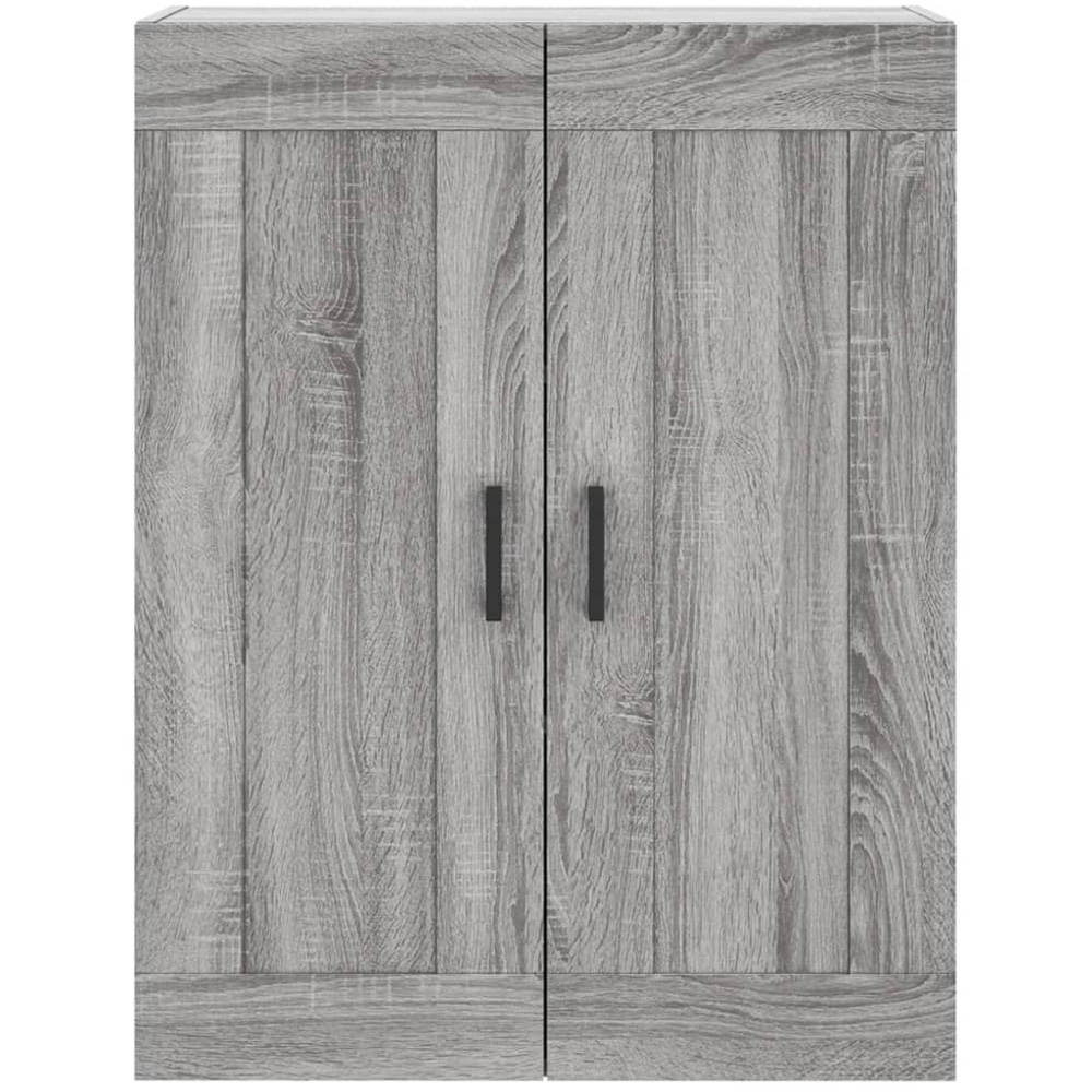 vidaXL 2 Door Grey Sonoma Wall Mounted Cabinet Image 6