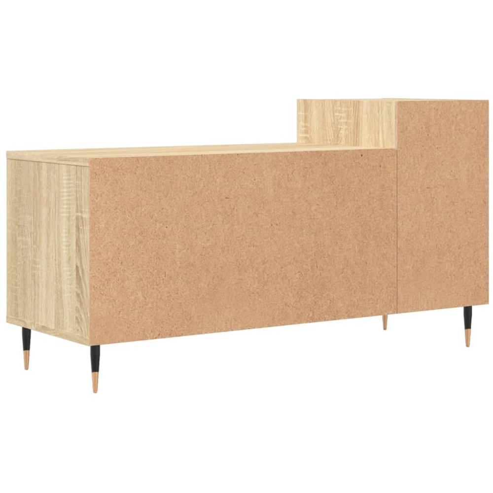 vidaXL 2 Door 3 Open Shelf Sonoma Oak TV Cabinet Image 8