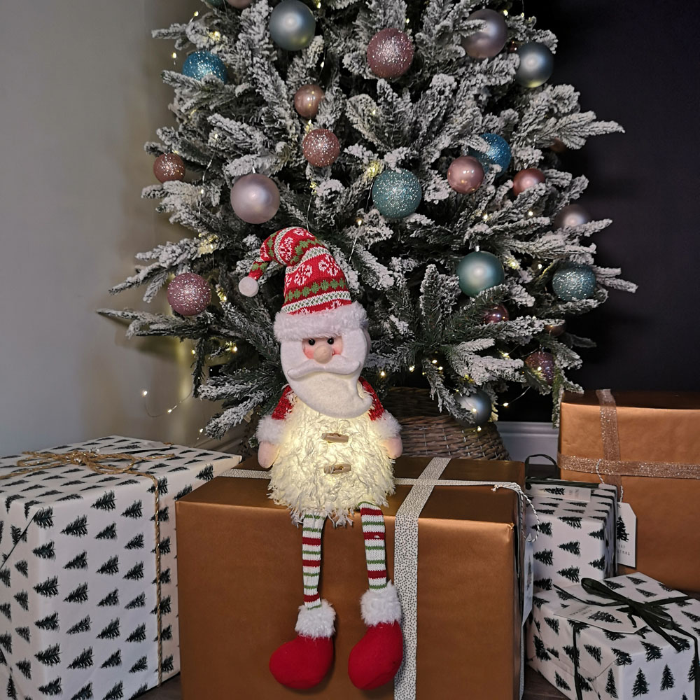 Samuel Alexander Dangly Leg Santa Claus LED Christmas Decoration Image 7