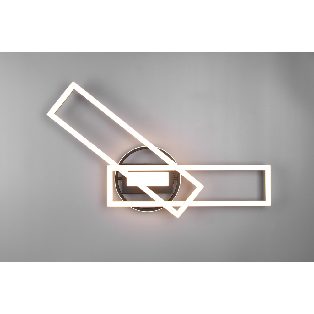 TRIO Twister Brass Matt Integrated LED Ceiling Light Image 7