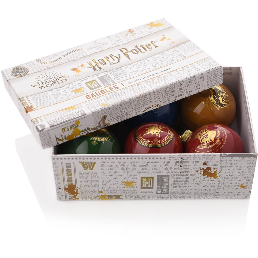 Harry Potter Yule Houses Baubles 6 Pack Image 8