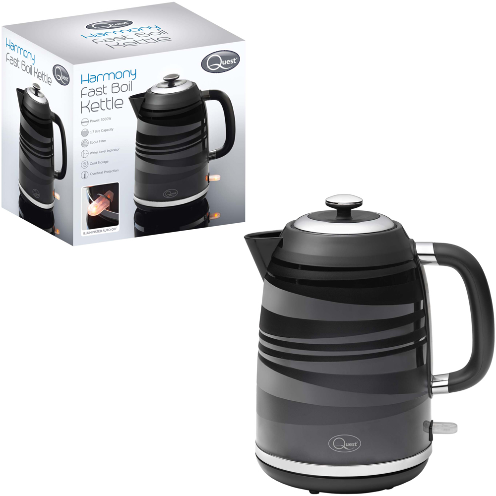 Benross Harmony Black Fast Boil 1.7L Kettle Image 3