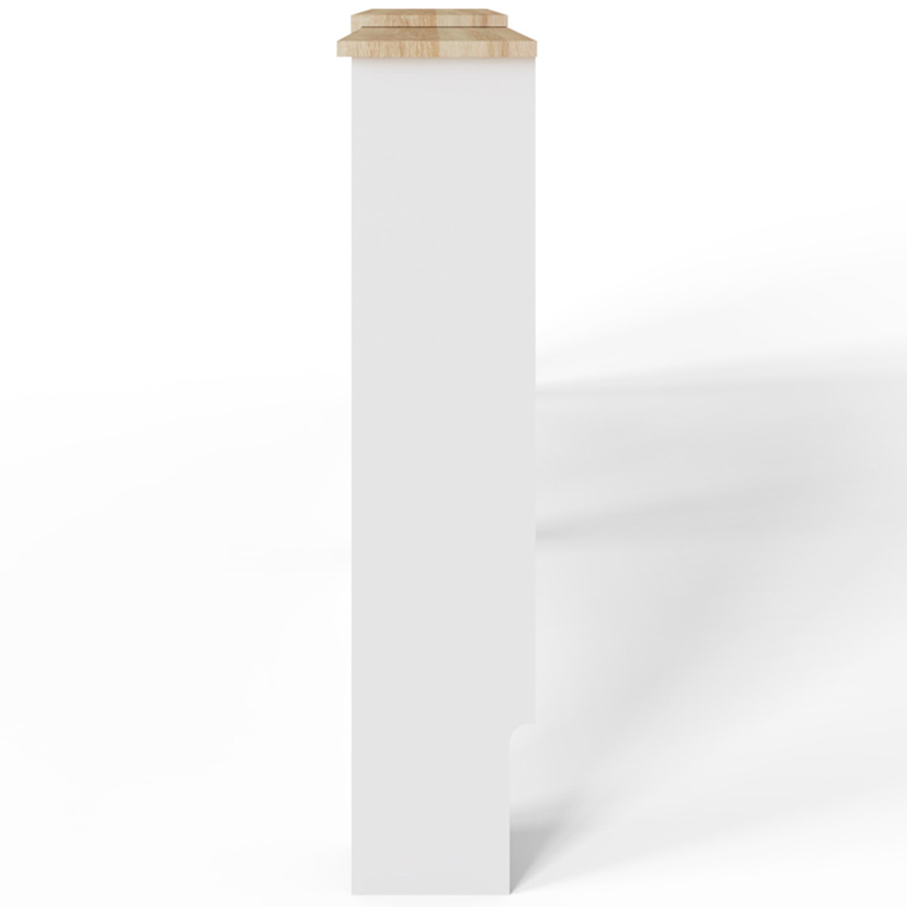 GFW Longslow White Adjustable Radiator Cover Image 6