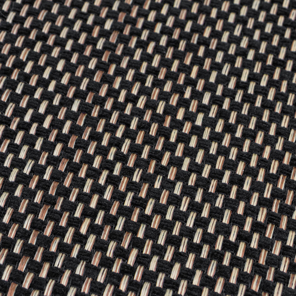 JVL Antarra Black and Brown Rubber Backed Door Runner 50 x 150cm Image 5
