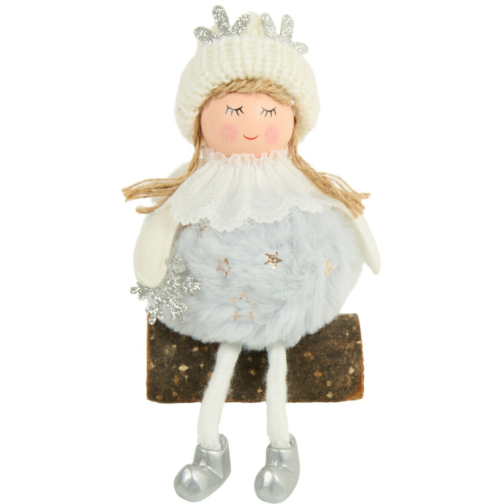 Angel on a Log Decoration Image 1