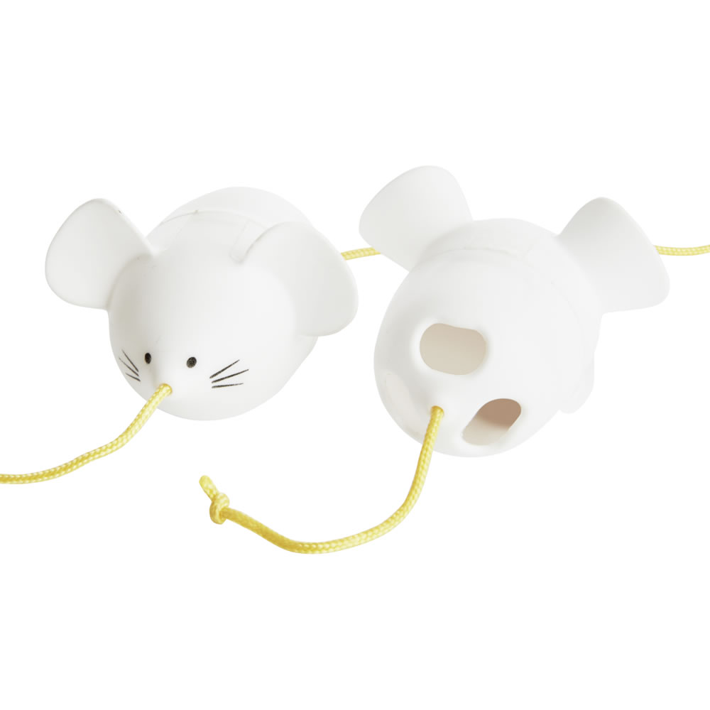 Wilko Senses Range Catnip/Treat Mouse Cat Wand Attachment Set Assorted Image 1