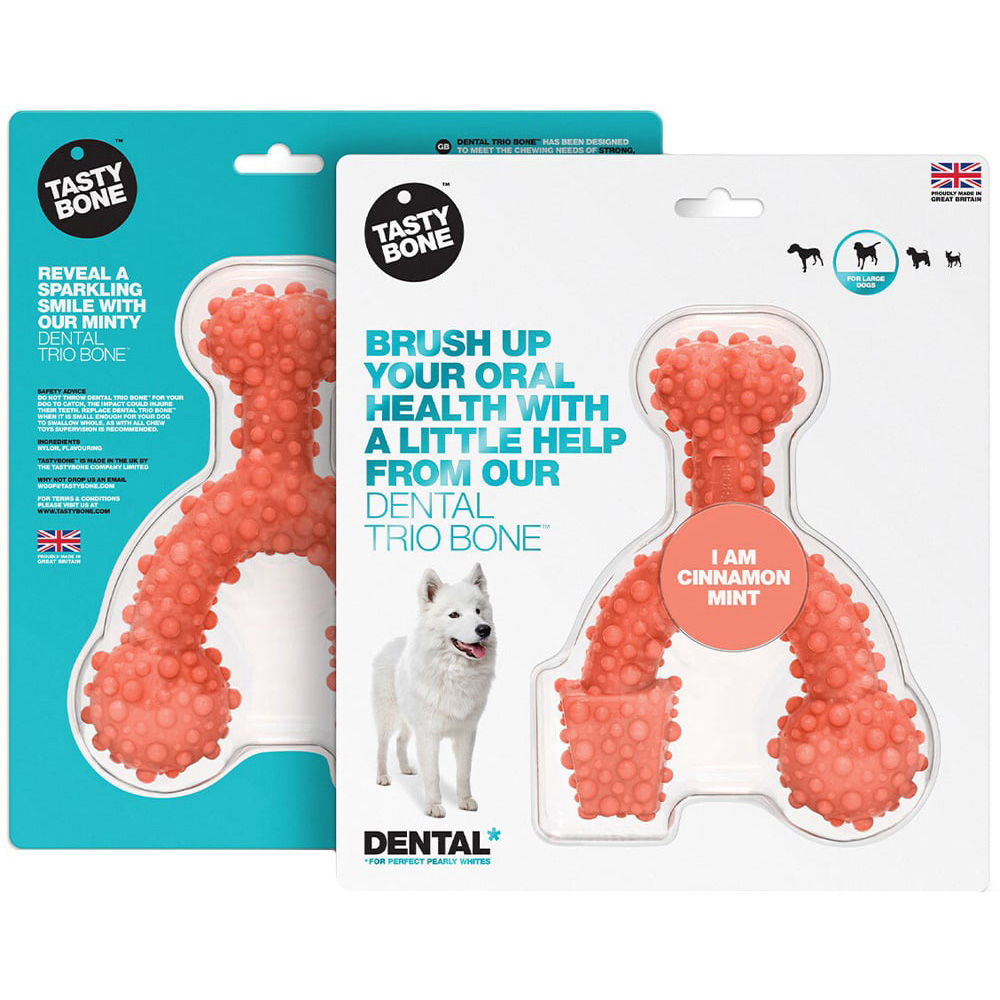 Tasty Bone Cinnamon Mint Trio Bone Image 3
