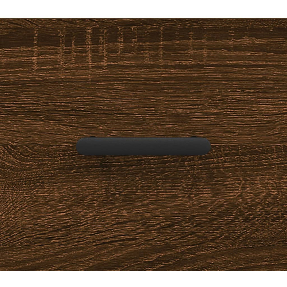 vidaXL 3 Drawer Brown Oak Sideboard Image 9
