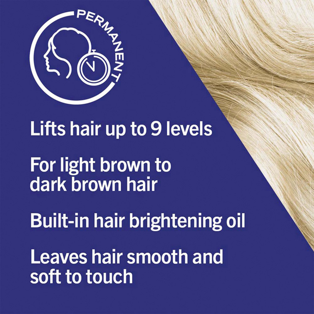 Schwarzkopf Live Intense Bleach Max Blonde 00B Glossy Shine Permanent Hair Dye Image 3