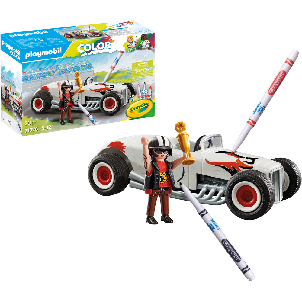 Playmobil Colour Hot Rod Playset 20 Piece Image 4