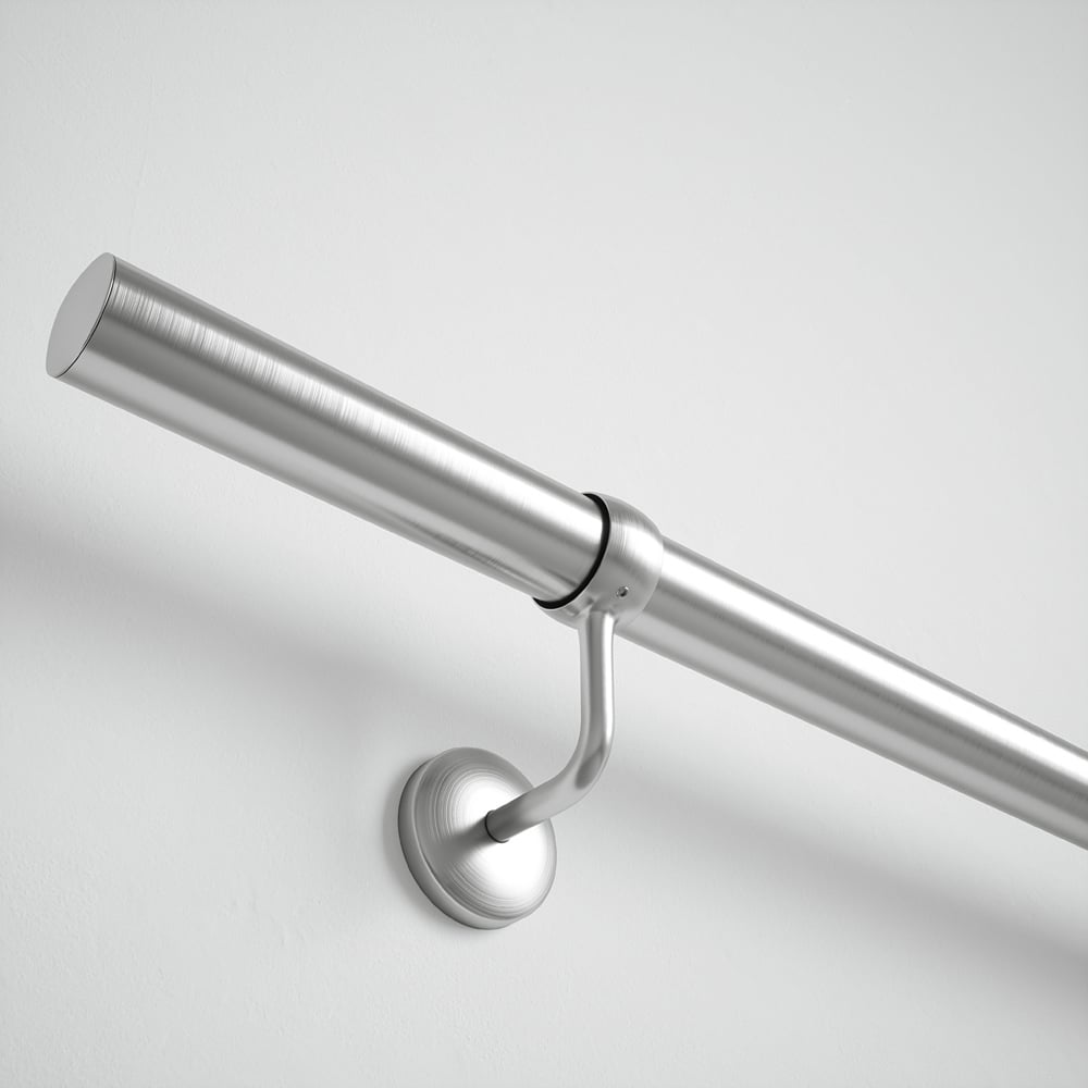 Forgeworks Polished Stair Hand Rail Kit 2.4m Image 5