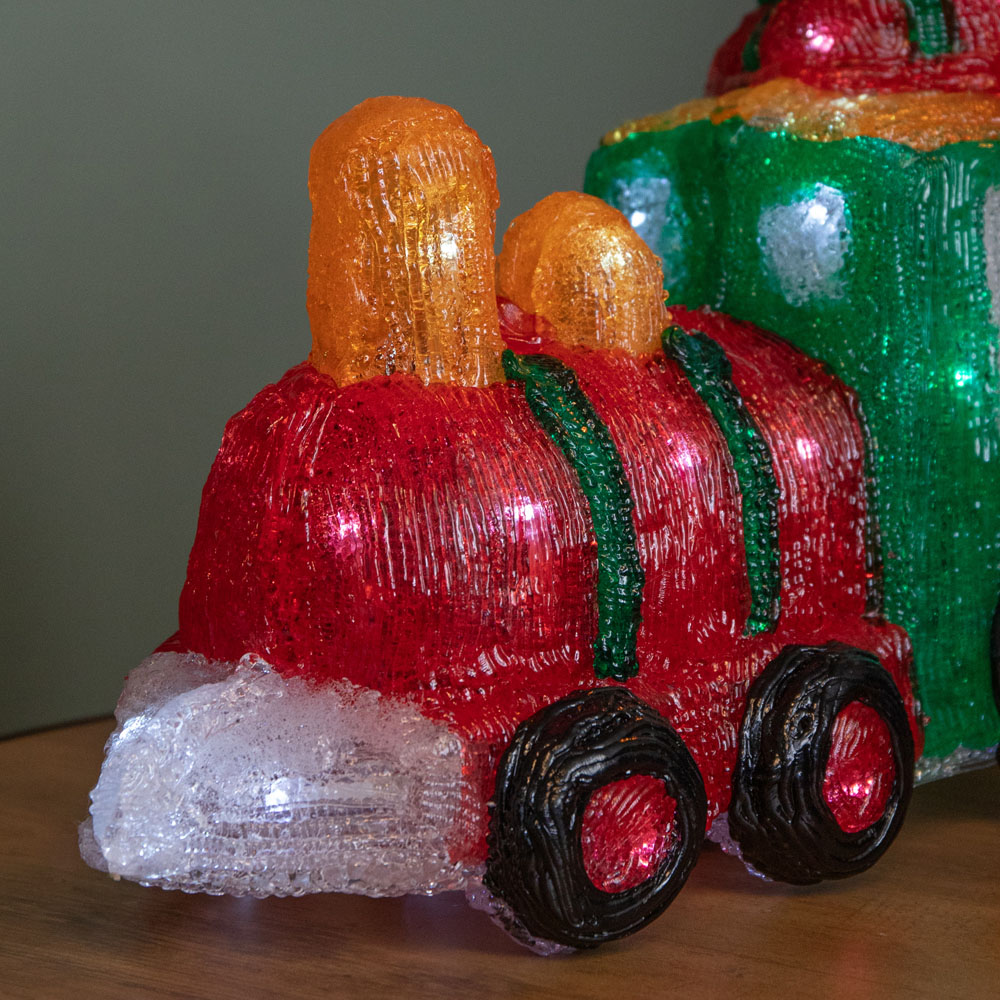 Samuel Alexander 35 Cool White LED Light-Up All Aboard Christmas Train Decoration 24cm Image 5