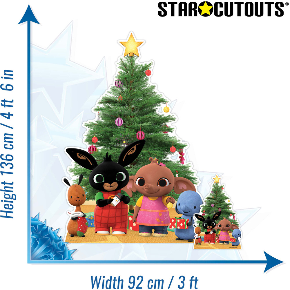 Star Cutouts Bing and Sula Christmas Cardboard Cutout Image 6
