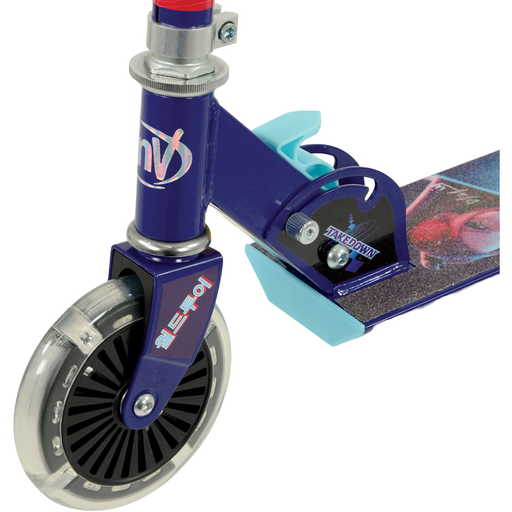 K-Pop Demon Hunters Takedown Kids Foldable Inline Scooter with Light Up Wheels Image 7
