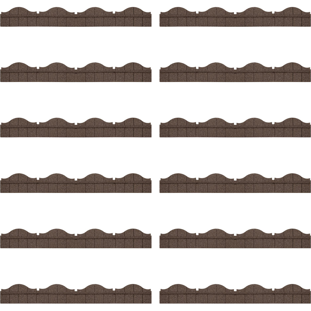 Thompson and Morgan Ultra Curve EZ 120 x 15cm 12 Pack Carolina Earth Border Edging Image 1