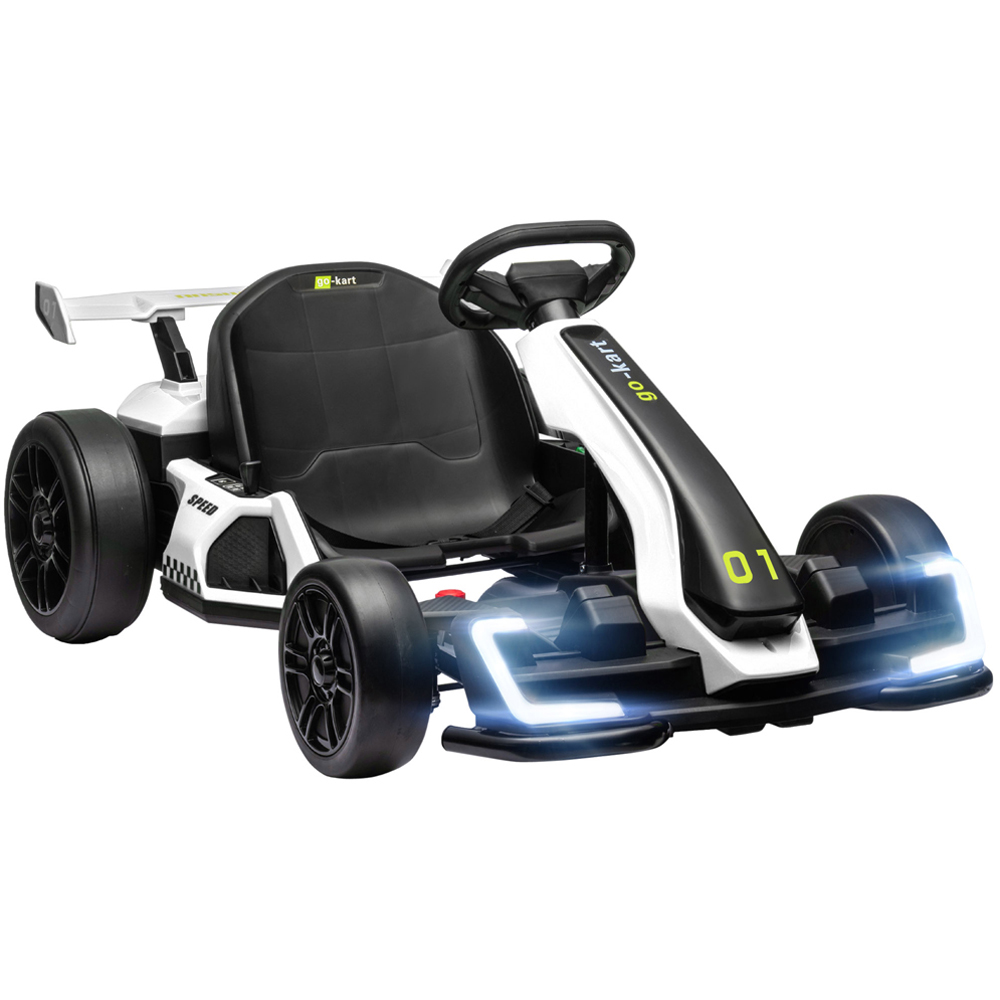 Tommy Toys White Electric Go Kart Image 1