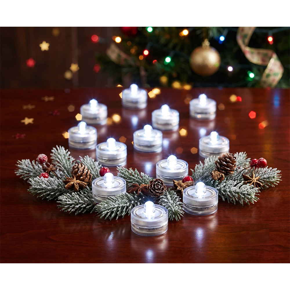 Avilo Battery Operated Tealight 12 Pack Image 2