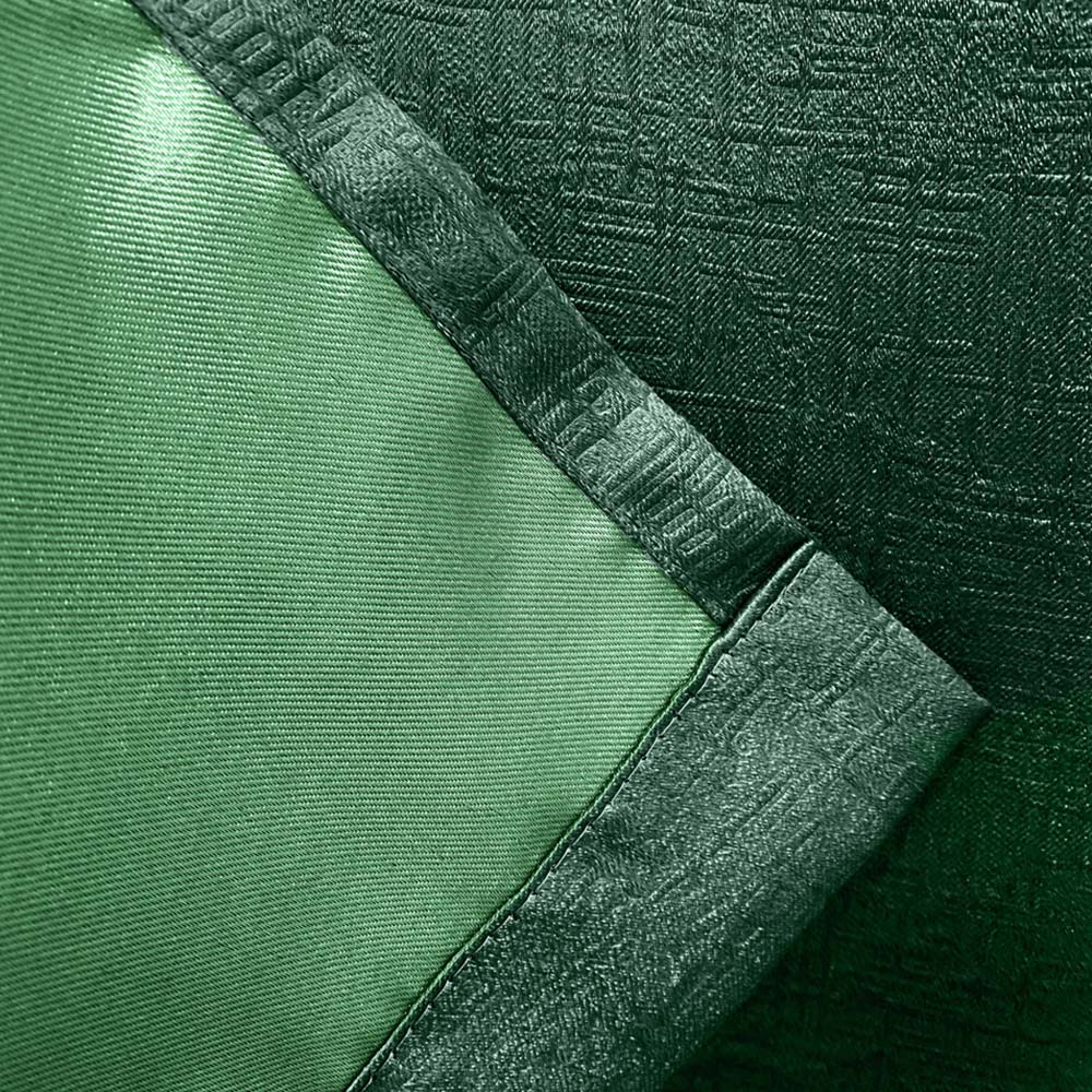 Enhanced Living Vogue Green Thermal Blackout Eyelet Readymade Curtains 168 x 229cm Image 4