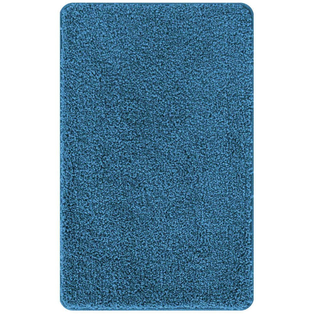 vidaXL Blue Anti-Slip Bath Mat 50 x 80cm Image 1