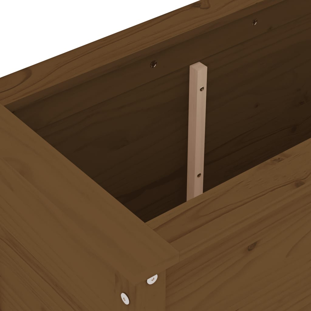 vidaXL Brown Solid Pine Wood Garden Planter 82.5 x 40 x 78cm Image 6