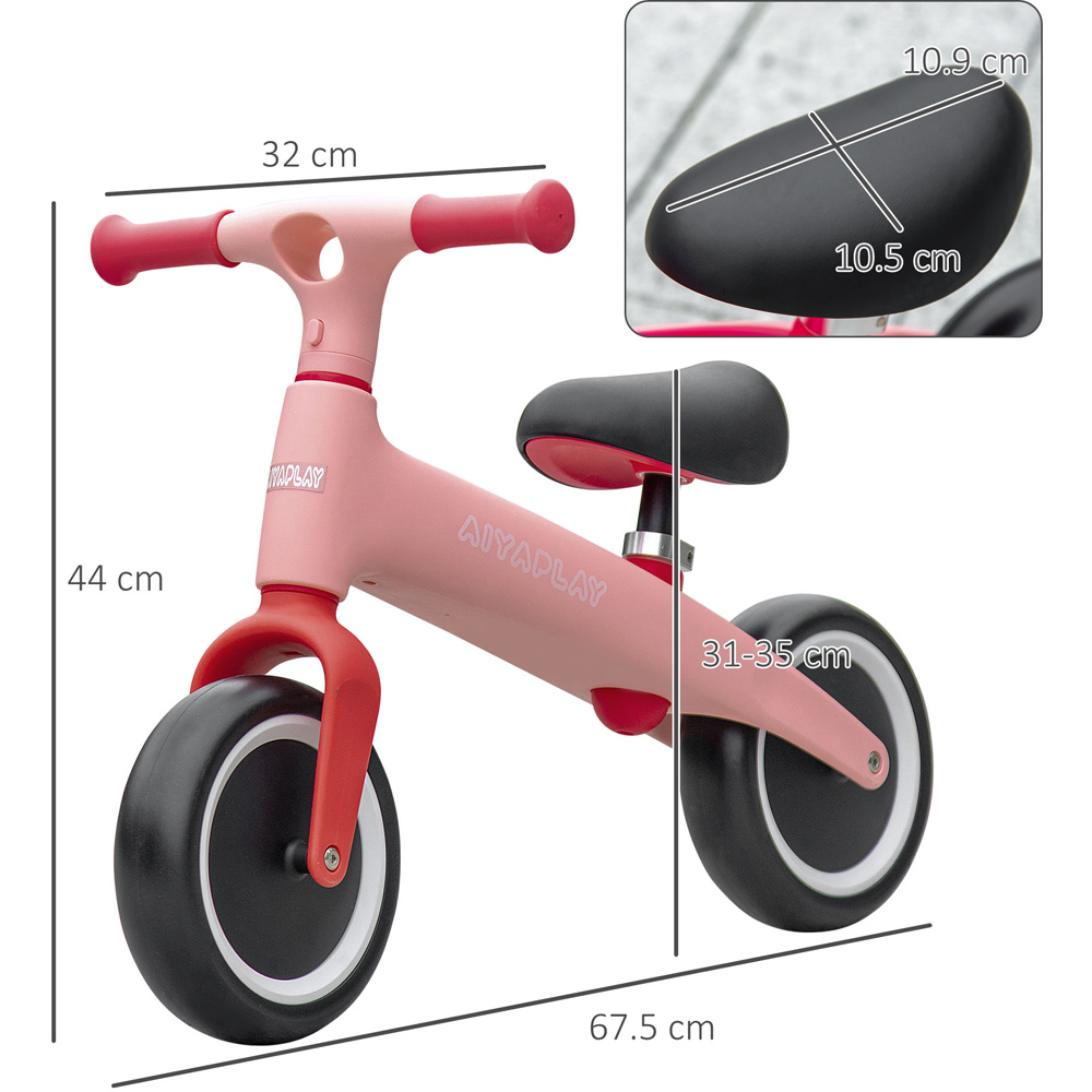 Tommy Toys Pink Wide Wheels Baby Balance Bike Image 5