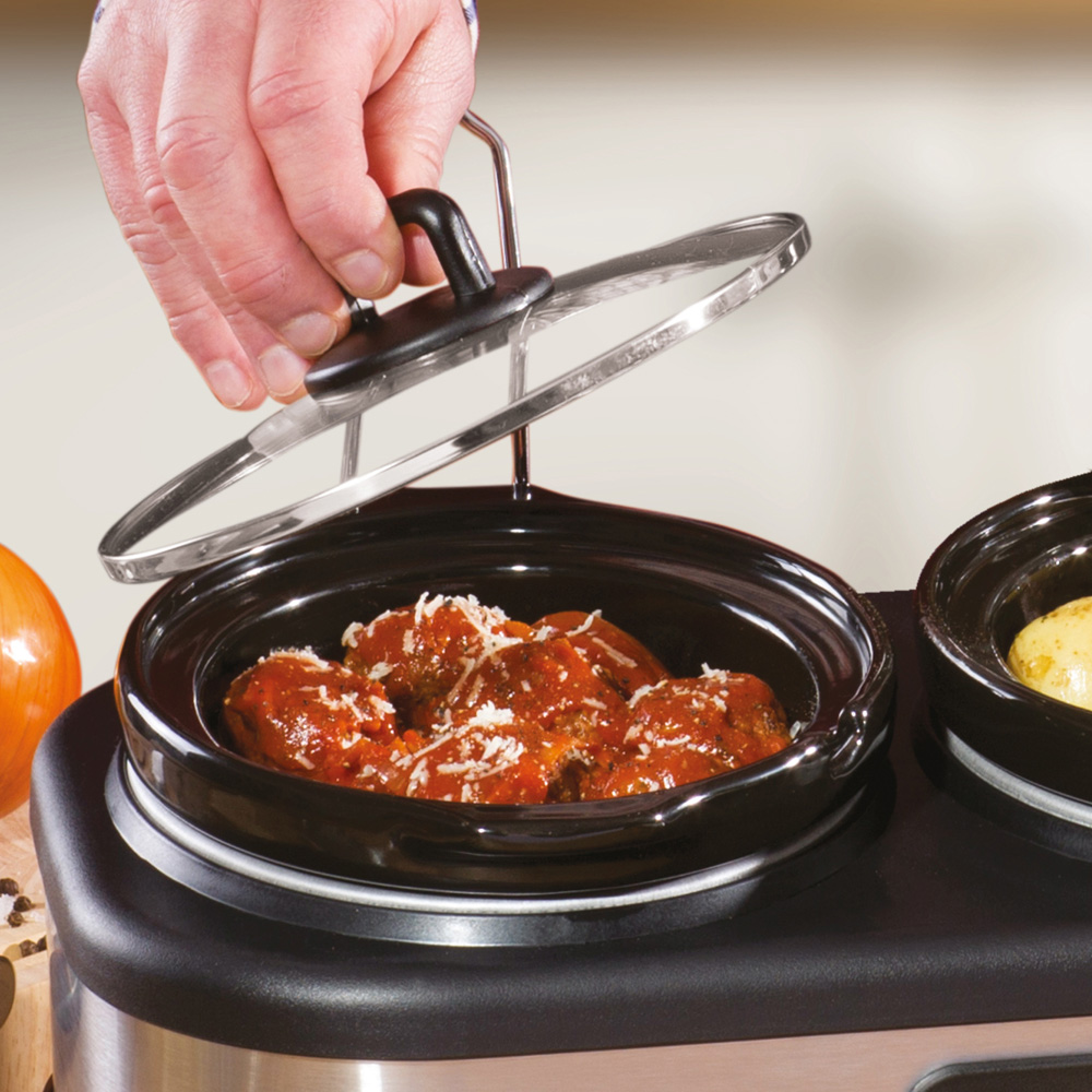 Daewoo Triple Slow Cooker with 3 Pots 300W Image 4