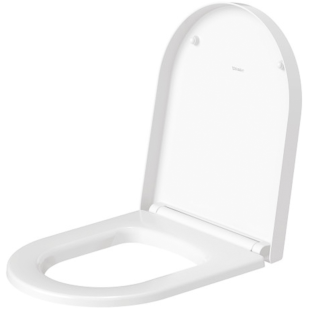 Duravit ME by Starck White Soft Close Toilet Seat and Cover 374 x 458mm Image 1