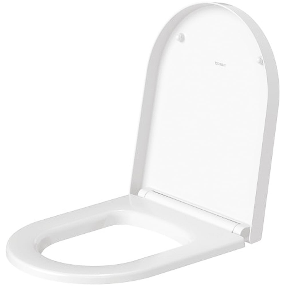 Duravit ME by Starck White Soft Close Toilet Seat and Cover 374 x 458mm Image 1