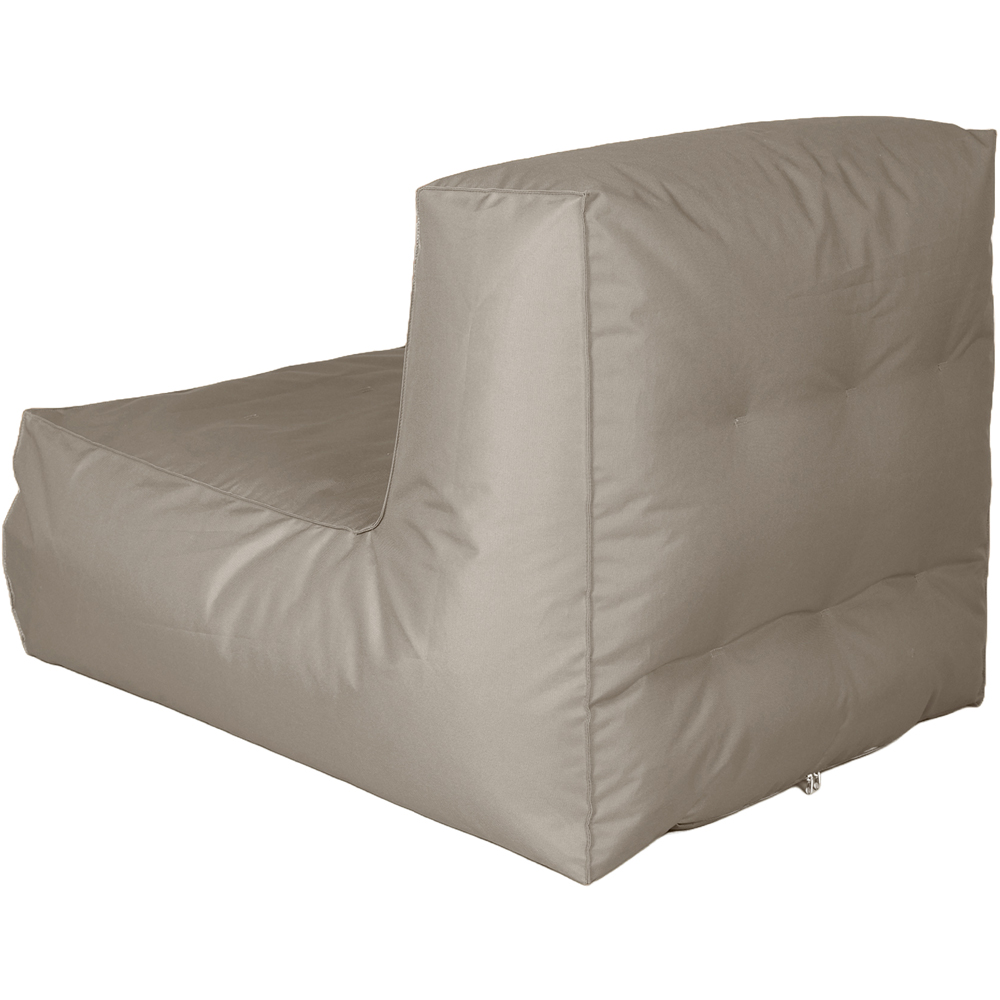 Kaikoo Taupe Lounger with Footstool Image 3