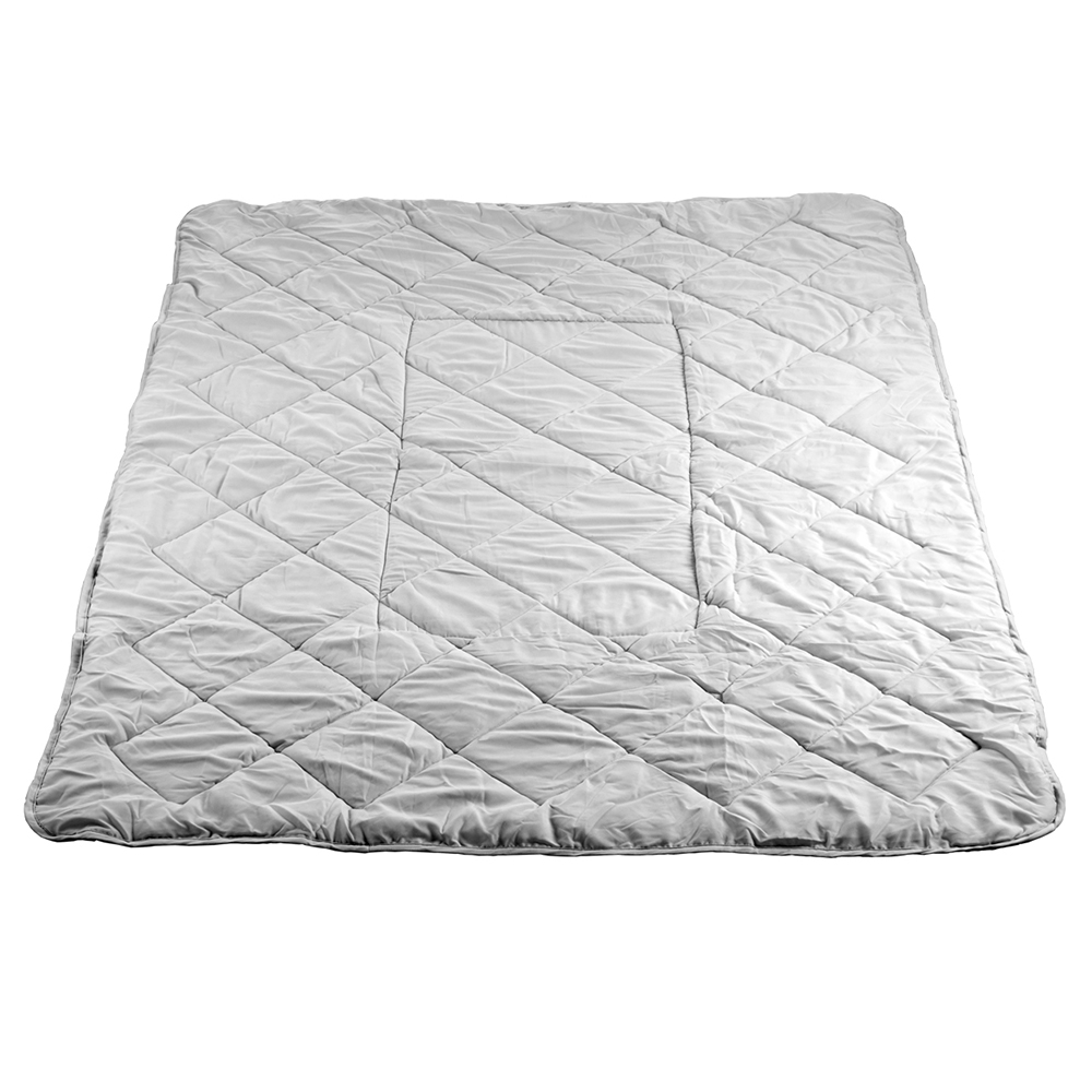 iBeani Light Grey Quilted Quishion Image 2