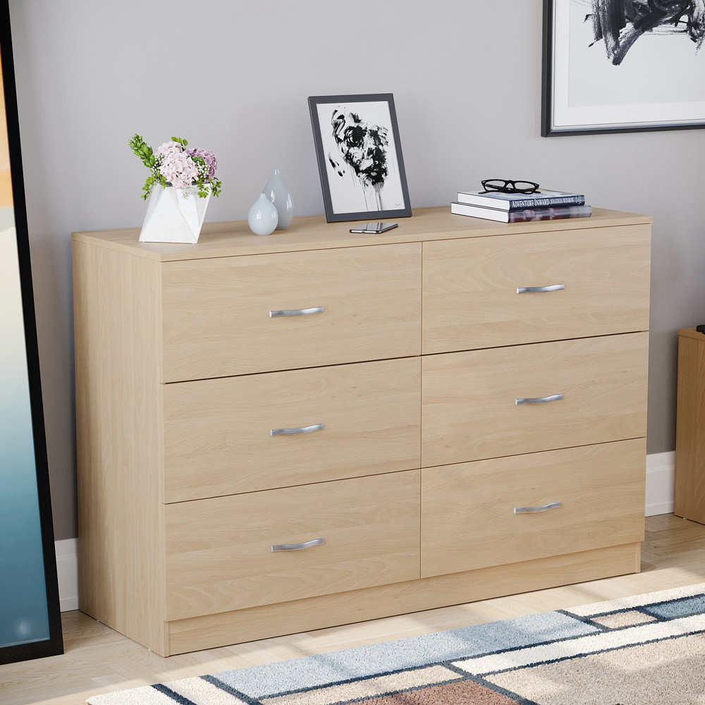 VIDA DESIGNS Riano Pine 3 Piece Narrow Bedroom Furniture Set Image 3