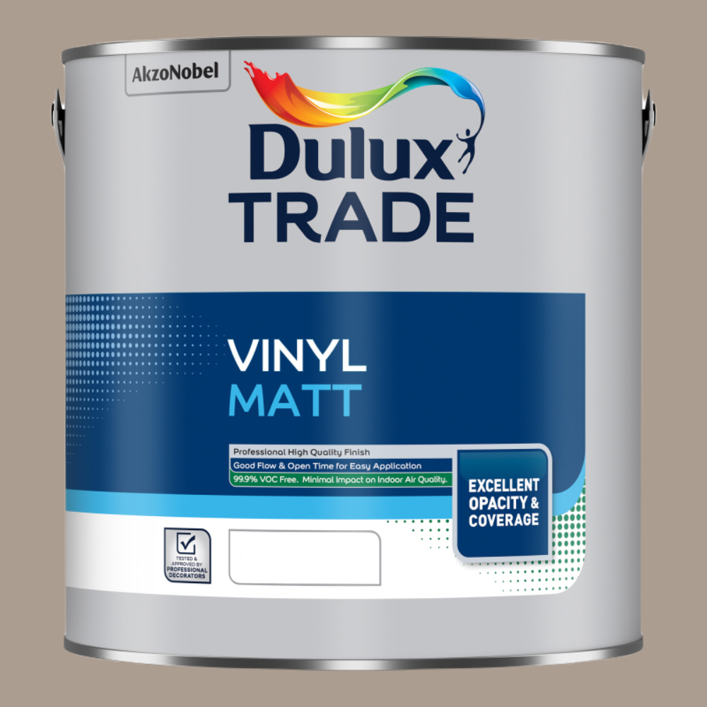 Dulux Trade Iced Frappe Walls and Ceilings Vinyl Matt Paint 2.5L Image 2