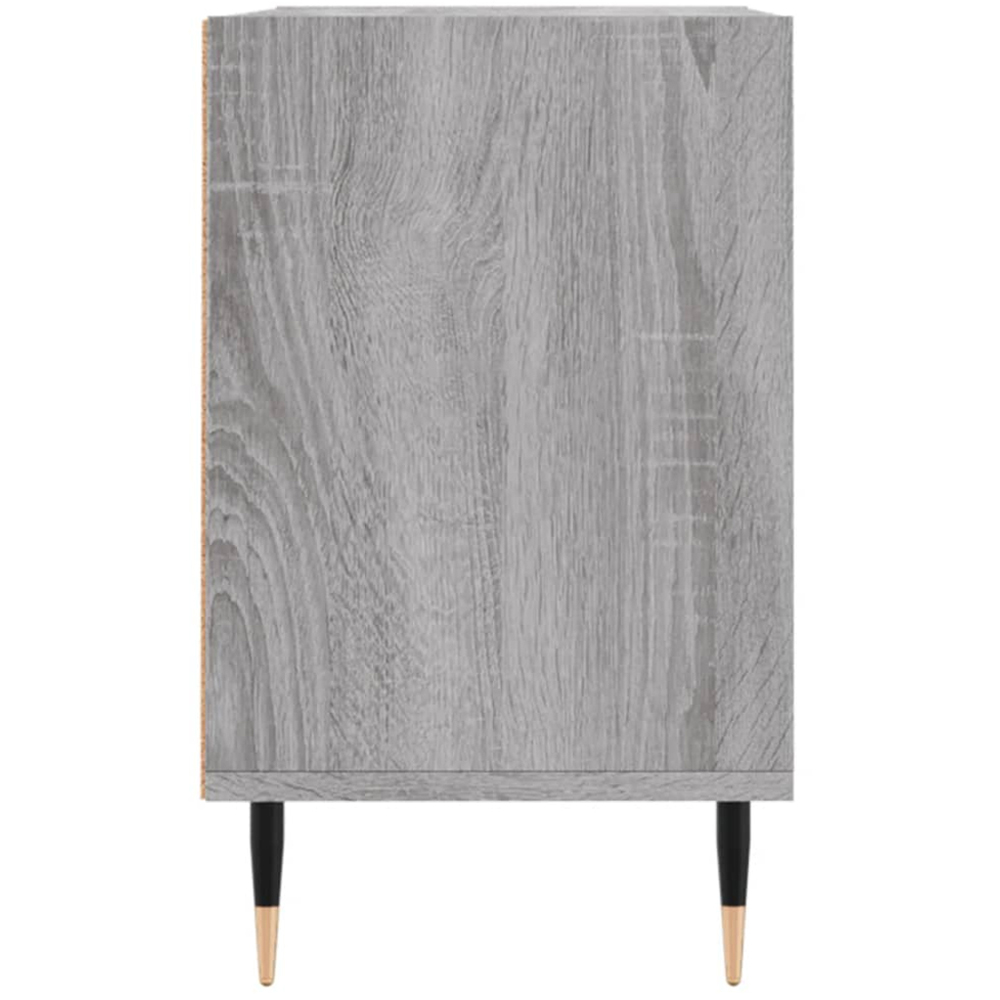 vidaXL 4 Shelf Grey Sonoma TV Cabinet Image 5