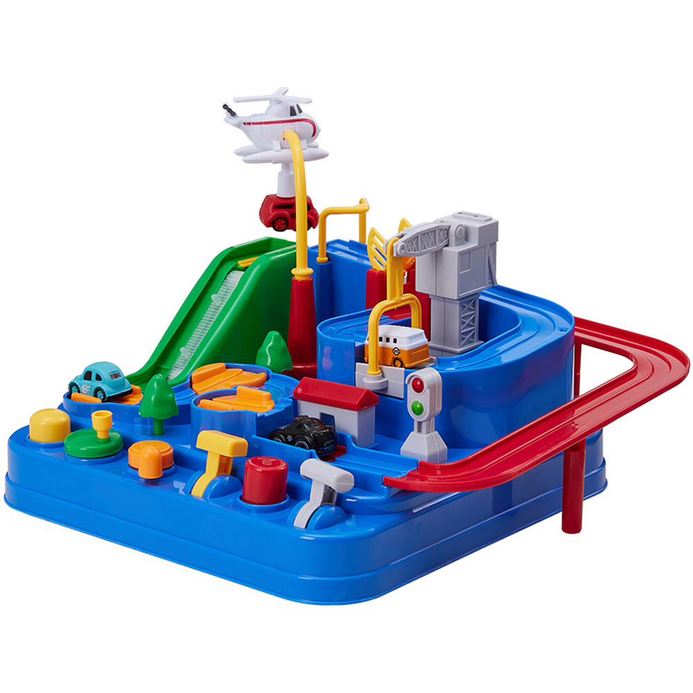 Living and Home Kids Large Vehicle Race Track Toy Set Image 1